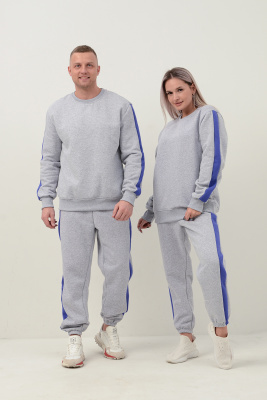 костюм 70090 серый меланж